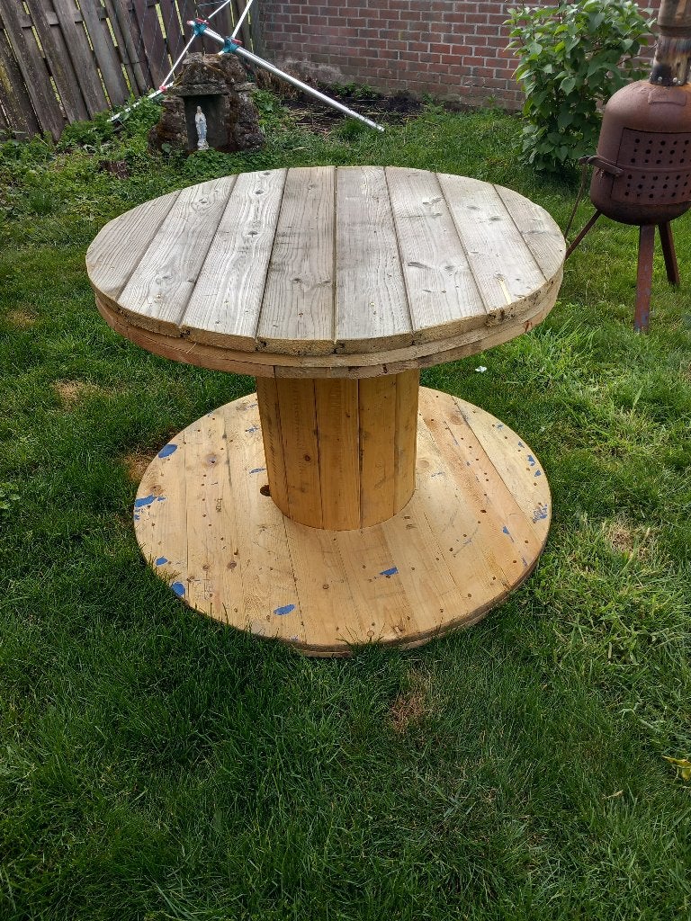 tuintafel, Ophalen, Gebruikt