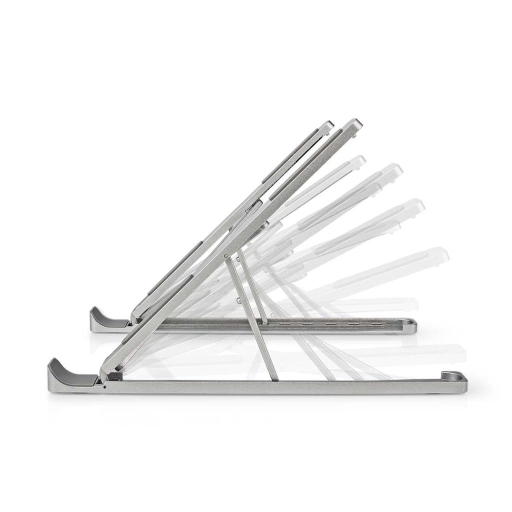 Nedis laptopstand 17" aluminium NBSTND100SI, Ophalen of Verzenden, Nieuw, Nedis