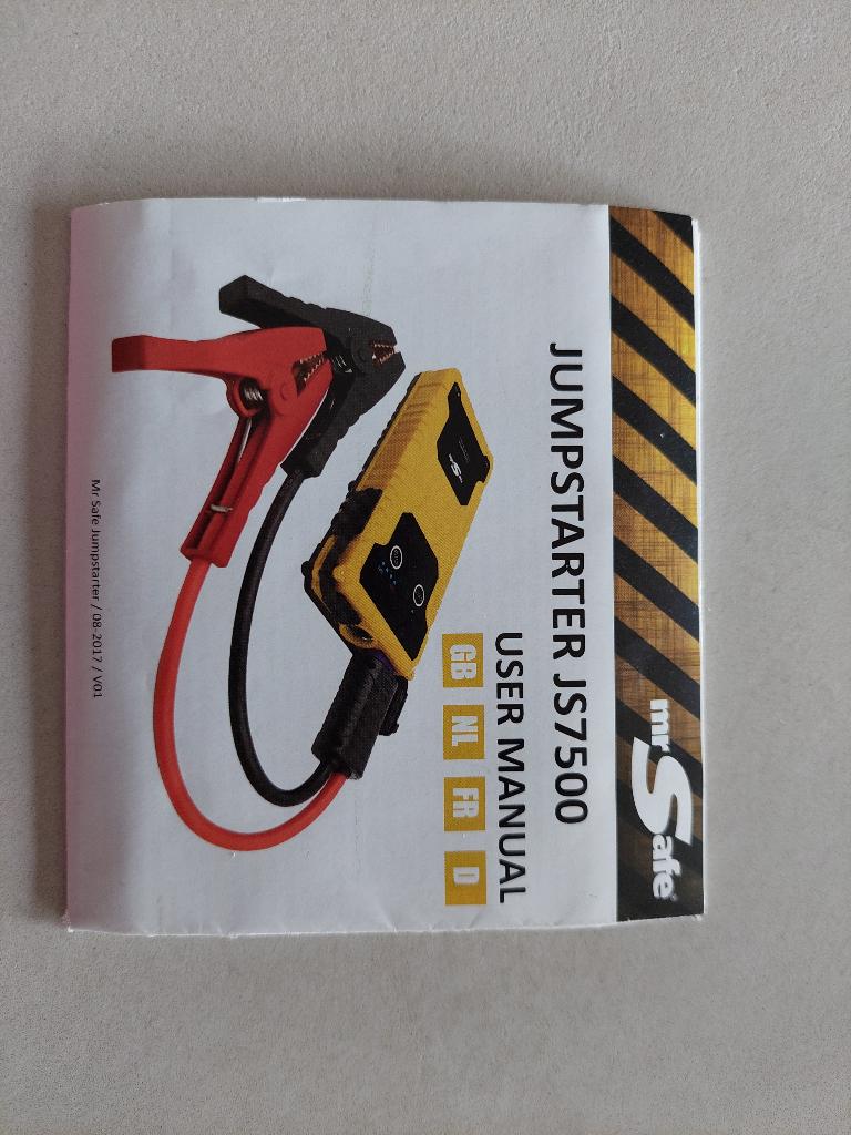 Mr Safe jumpstarter JS7500, Auto diversen, Jumpstarters, Ophalen