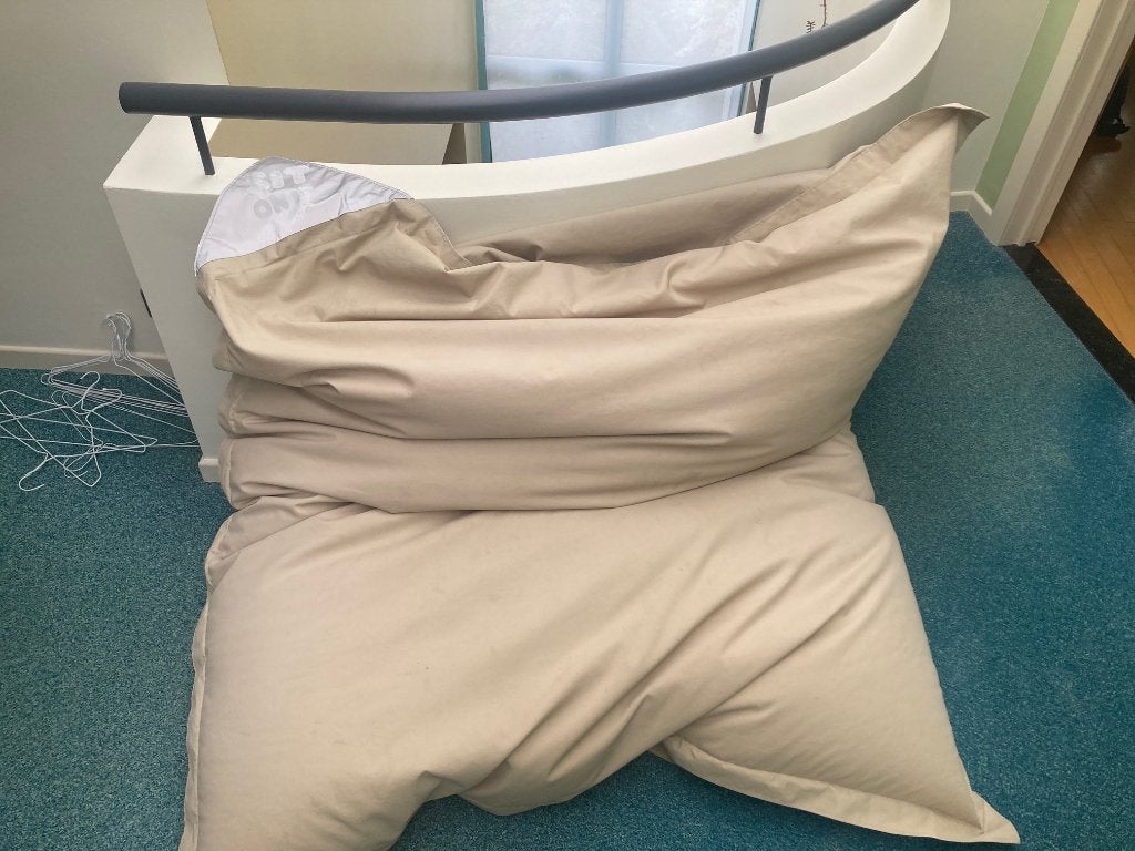 Pouf, 125 cm ou plus, Carré, Synthétique, Enlèvement