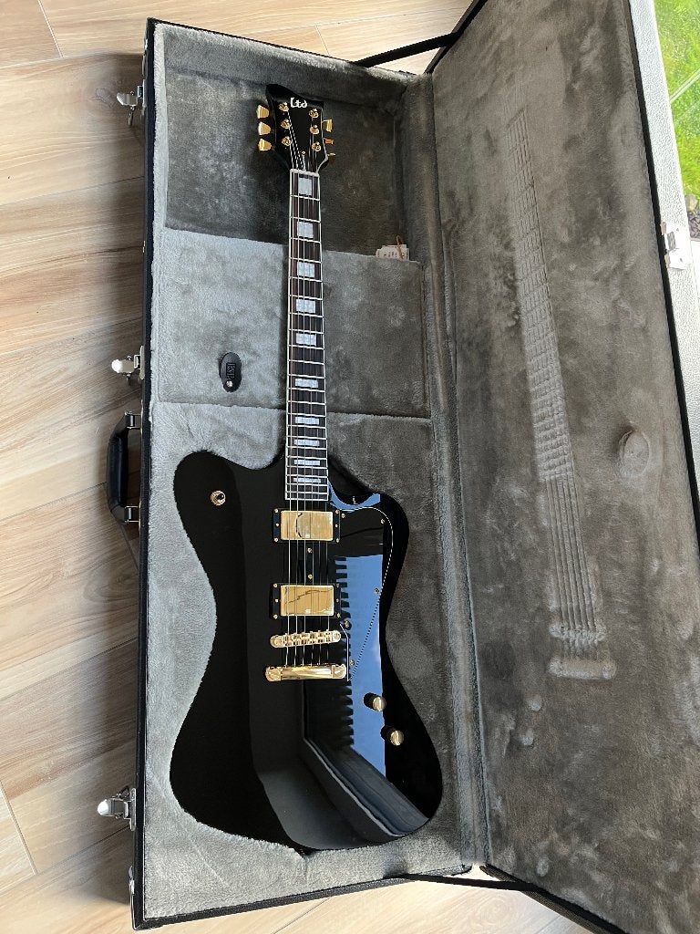 ESP LTD Sparrowhawk black, Muziek en Instrumenten, Ophalen, Zo goed als nieuw, Solid body, Overige merken