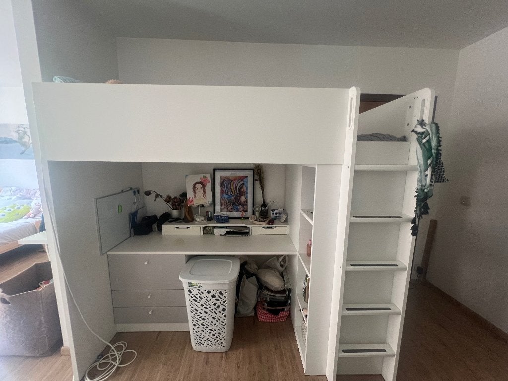 IKEA SMÅSTAD  Loft bed, Ophalen, Verstelbaar, 90 cm, Eenpersoons