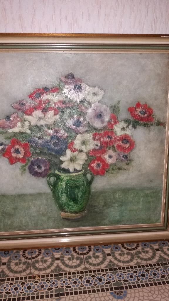SCHILDERIJ OP DOEK / ANEMONEN, Enlèvement