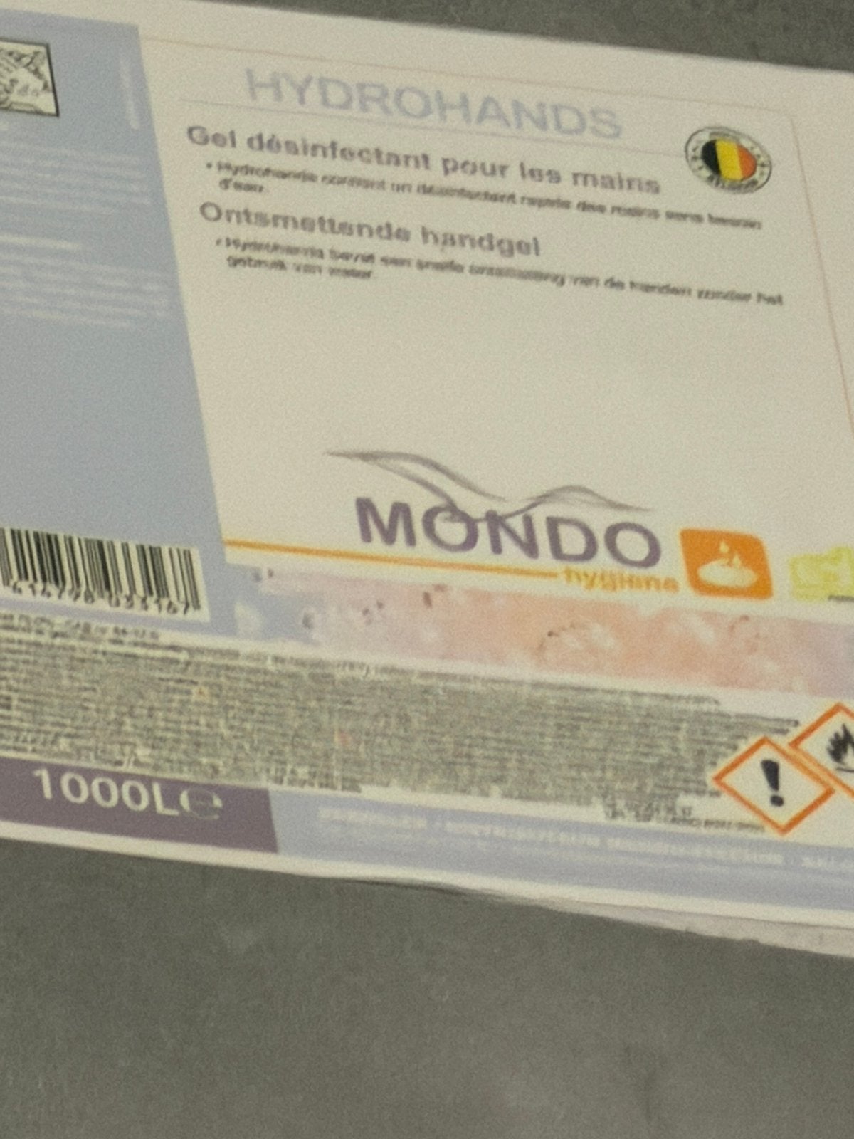 1.250 Litres de Gel Hydroalcoolique, Articles professionnels, Stock & Retail | Stocks, Enlèvement