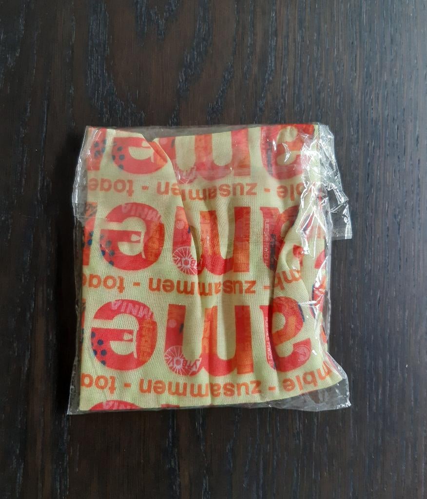 Nog nieuw - buff (geel met rood), Ophalen of Verzenden, Nieuw