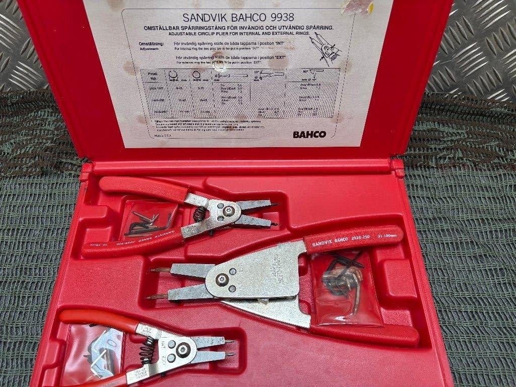 SET VAN 3 BORGVEERTANGEN  CIRCLIP - SANDVIK BAHCO 9938, Verzenden, Nieuw, Klem, Overige merken