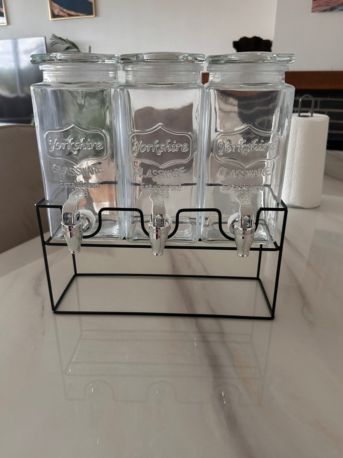 distributeur de boissons à trois bocaux jamais utilisé, Maison & Meubles, Enlèvement, Neuf