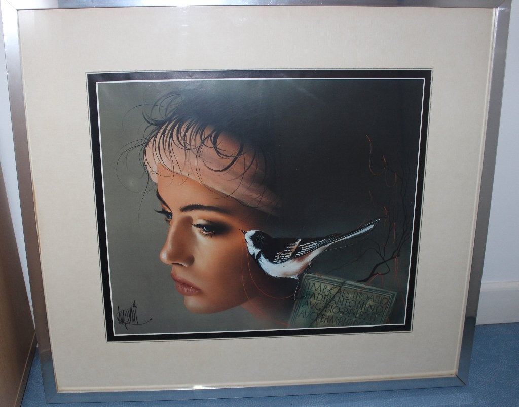 LUC GENOT, Antiek en Kunst, Ophalen, Figuren, Papier/karton, Gesigneerd
