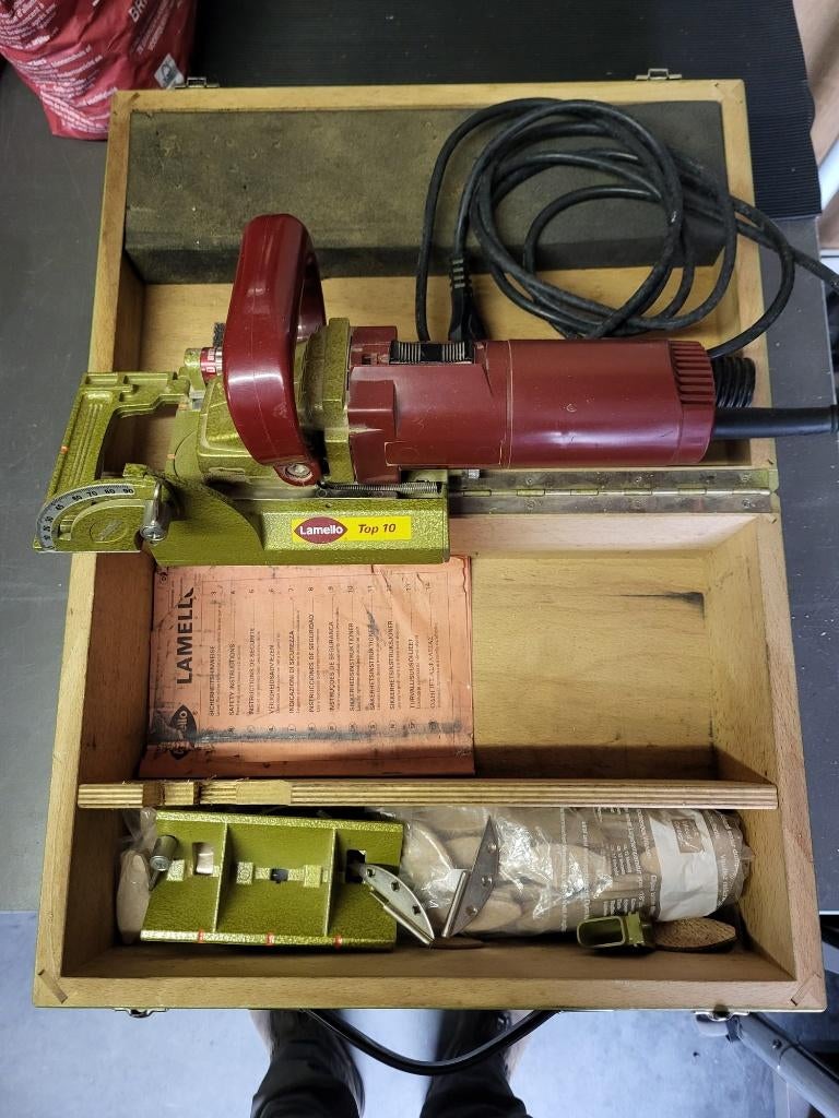 lamello freesmachine, Ophalen, Lamello Top10, Gebruikt, Lamellenfrees