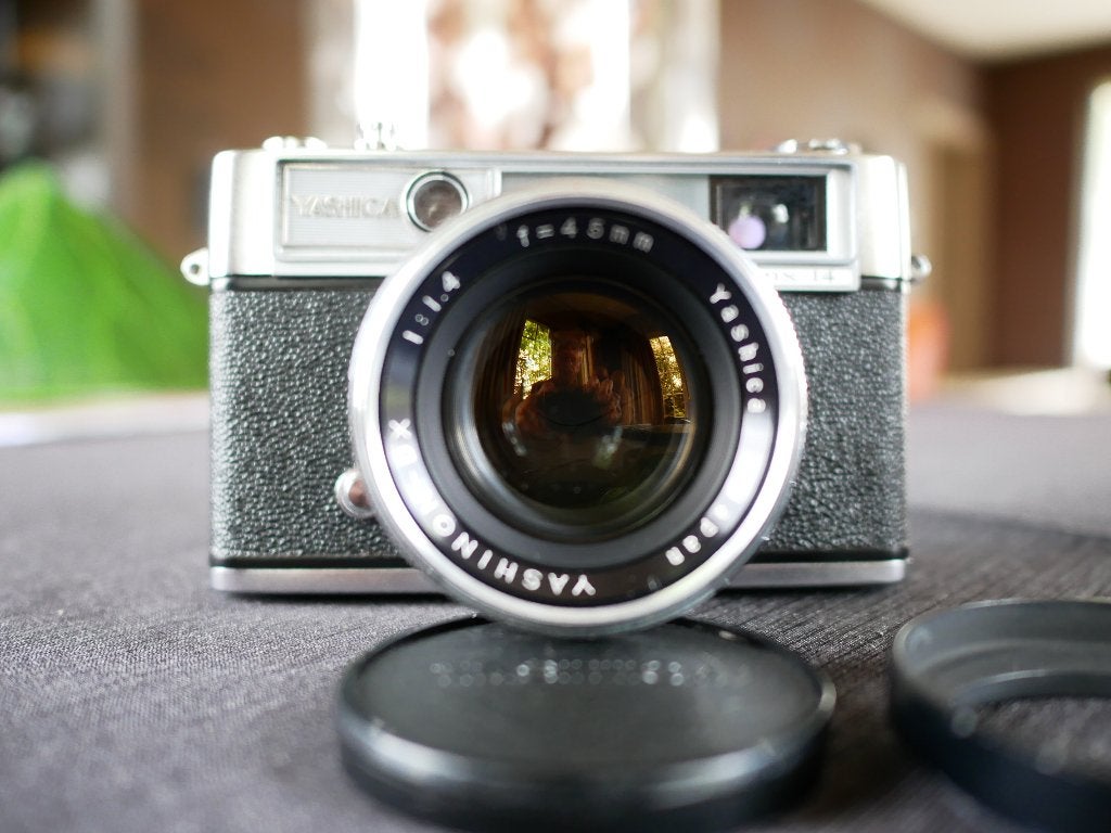 Yashica Lynx 14 mint/near mint, TV, Hi-fi & Vidéo, Appareils photo analogiques, Enlèvement ou Envoi, Comme neuf, Compact, Autres Marques
