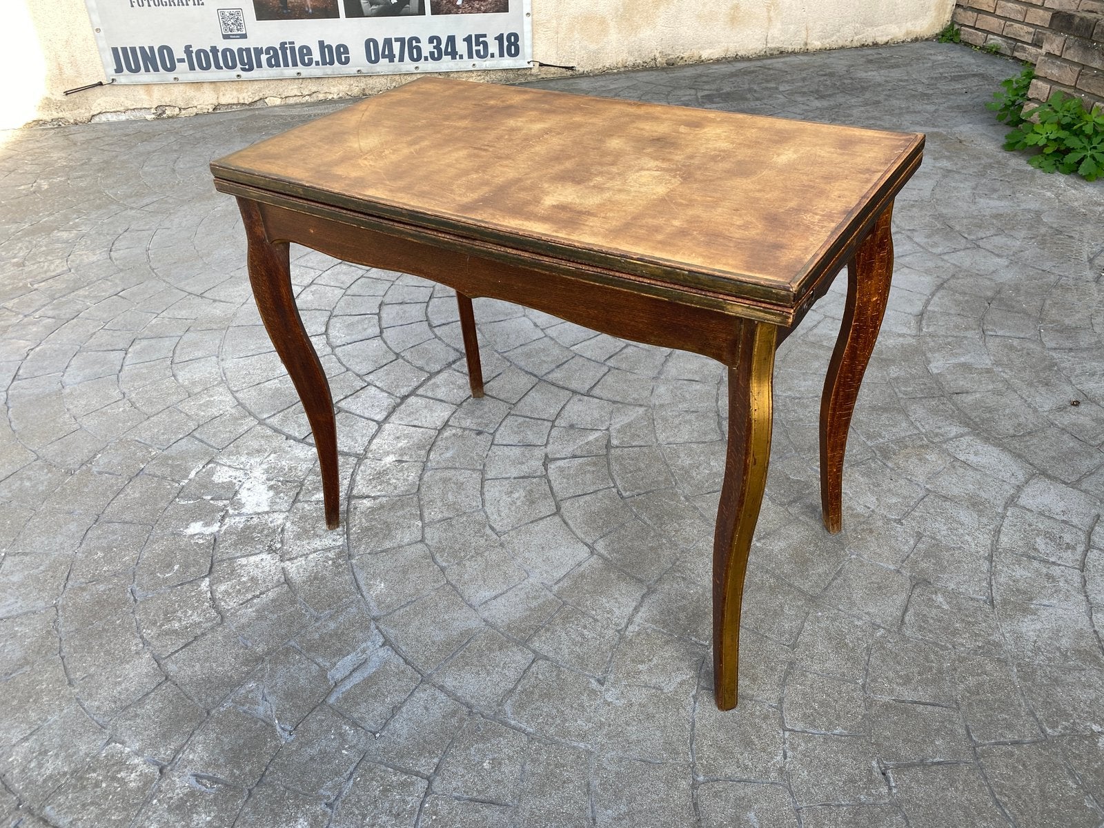 Belle table/table de jeu pliante vintage - Style Louis XV, Enlèvement