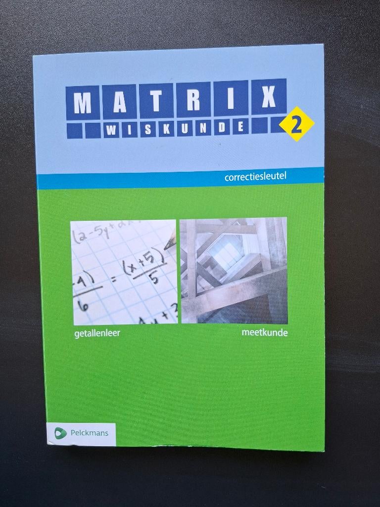 Matrix wiskunde 2 correctiesleutel 2018, Ophalen, ASO, Wiskunde A, Zo goed als nieuw
