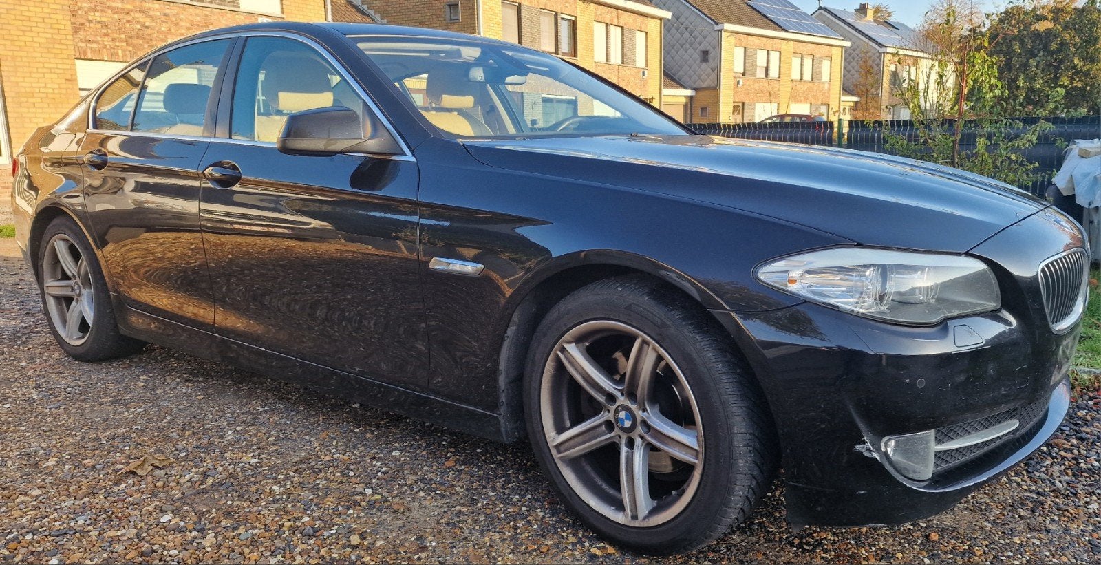 bmw f10 520d 2012 manual 120kw, Autos, Euro 5, Beige, Particulier, Tissu