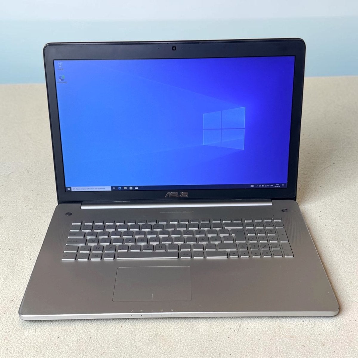 ASUS N750JK 17-inch i7 12 GB SSD GTX850M Win10 Pro B&O, Computers en Software, Gebruikt, Ophalen of Verzenden, SSD, Azerty