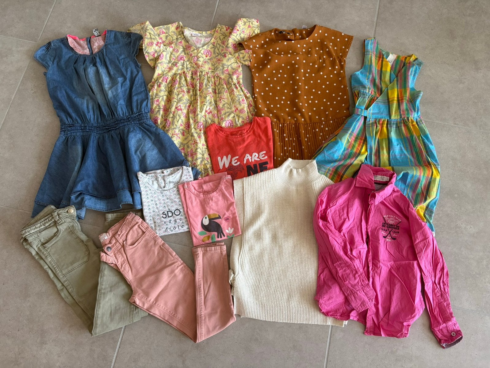 Set van 8 jaar oude zomerkleding - Zeer goede staat, Ophalen, Zo goed als nieuw