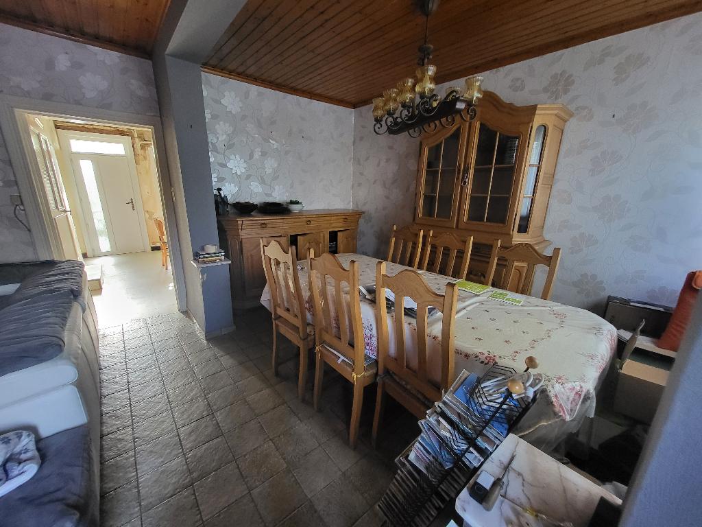 Salle à manger en chêne claire, Enlèvement, Utilisé, En chêne massif, 6 à 8 chaises