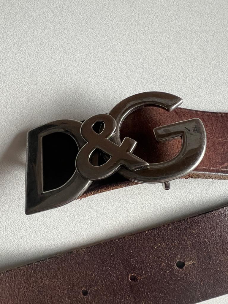 Ceinture en cuir marron Dolce & Gabanna, Vêtements | Hommes, Ceintures, Enlèvement, Comme neuf, Brun