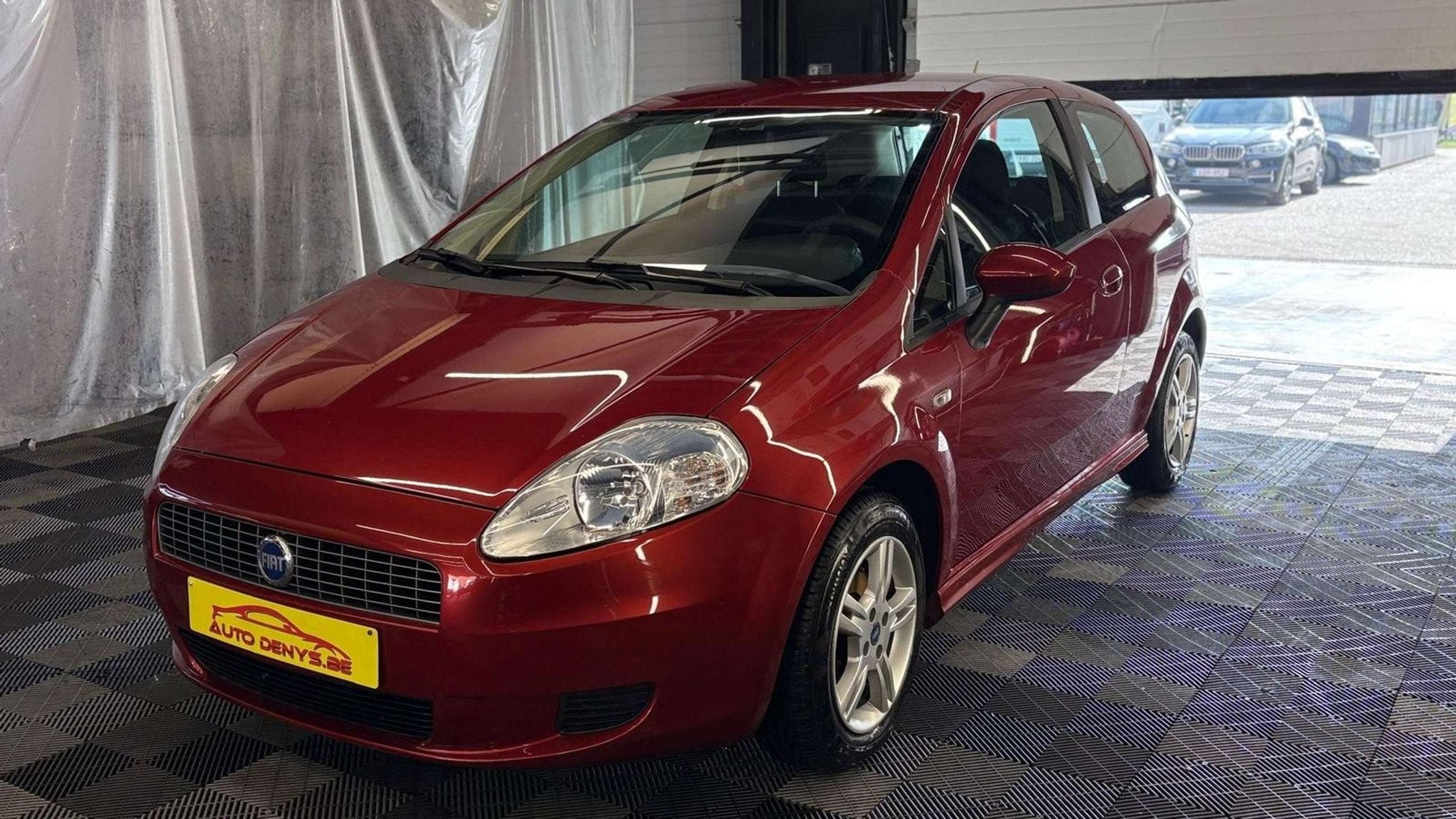 Fiat Punto 1.2i 16v benzine AUTOMATIQUE bj. 2007 107.610km, Auto's, Automaat, Stof, Gebruikt, 1242 cc