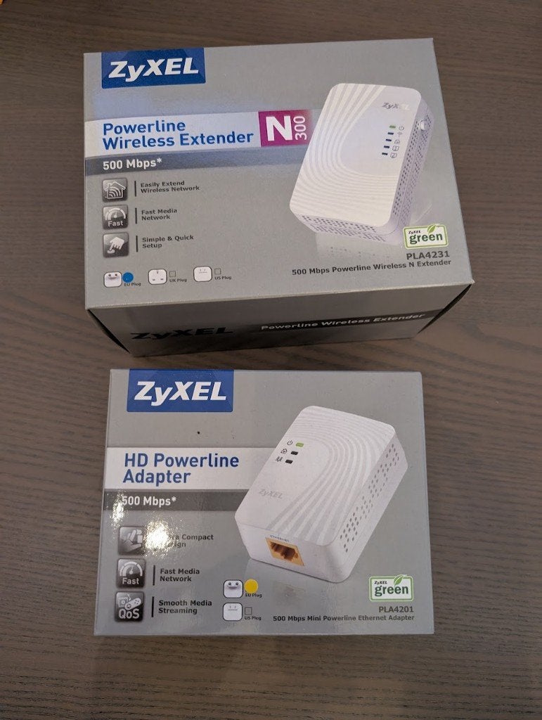 PowerLAN (set), Ophalen of Verzenden, Gebruikt, Zyxel