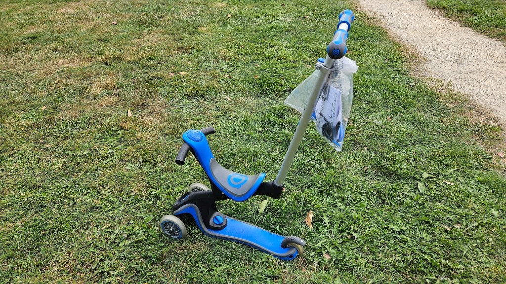 Globber GO•UP 3-in-1 meegroeistep / loopfiets - Blauw, Ophalen, Zo goed als nieuw, Loopfiets