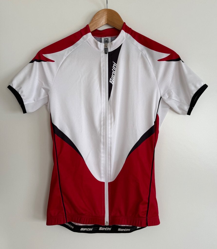 Maillot de cyclisme/maillot de cyclisme Santini pour femme S, Vélos & Vélomoteurs, S, Vêtements d'extérieur, Enlèvement ou Envoi