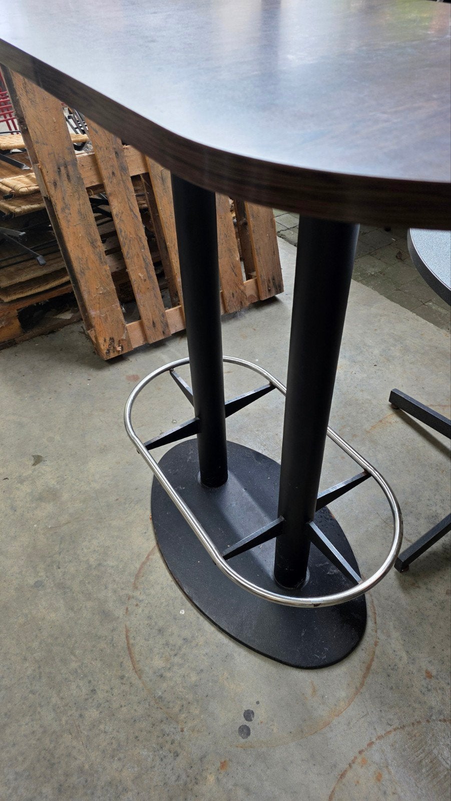 Mooie 3x hoge bartafel cafe bar horeca hout restaurant, Ophalen of Verzenden