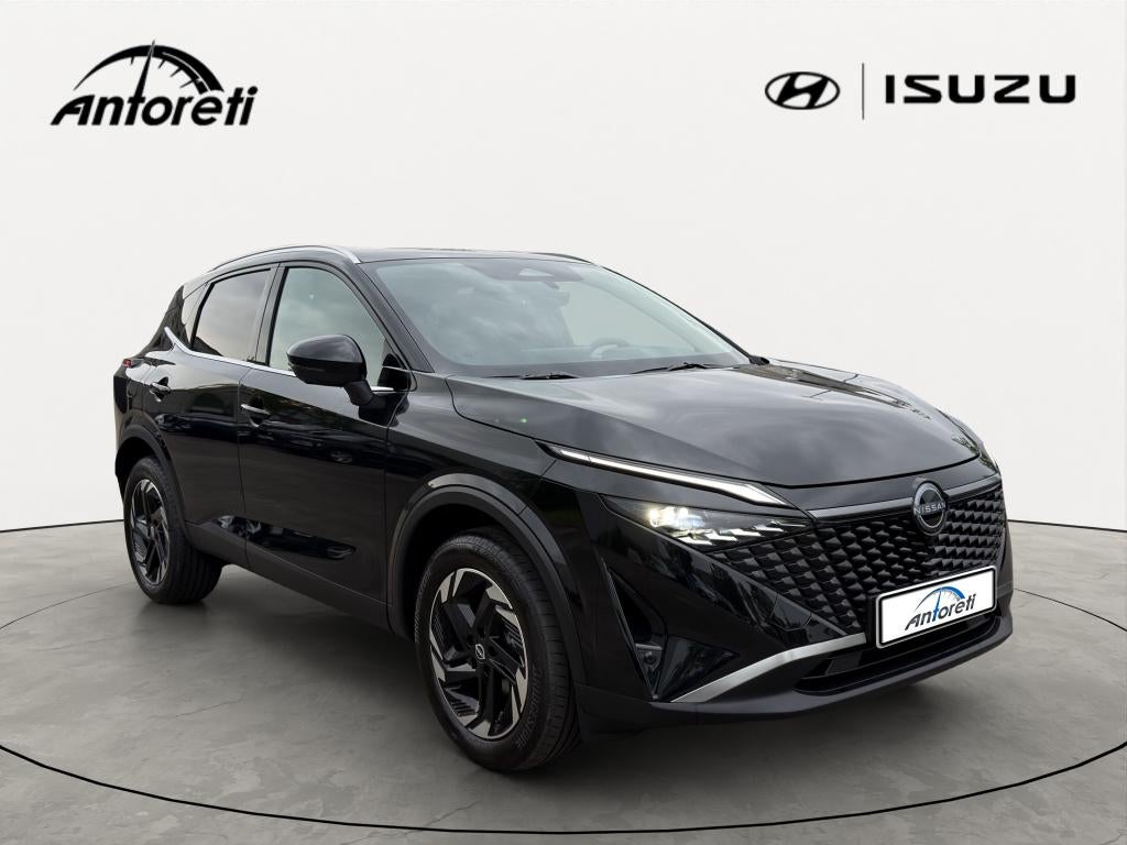 Nissan Qashqai 1.3 DIG-T MHEV N-Connecta PLUS Xtronic, 4 cilinders, Leder en Stof, Zwart, https://public.car-pass.be/vhr/1d436390-c420-47f4-a7cb-0af7edb1767b
