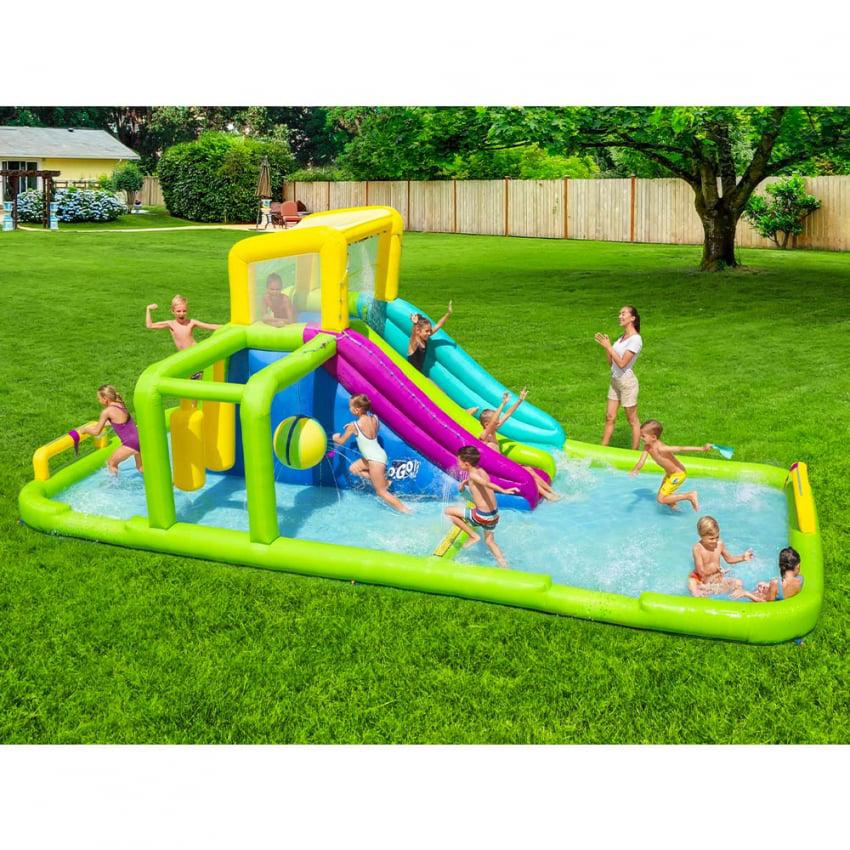 Opblaasbaar Waterspeelpark "Splash Course" met Glijbaan, Ophalen of Verzenden, Nieuw