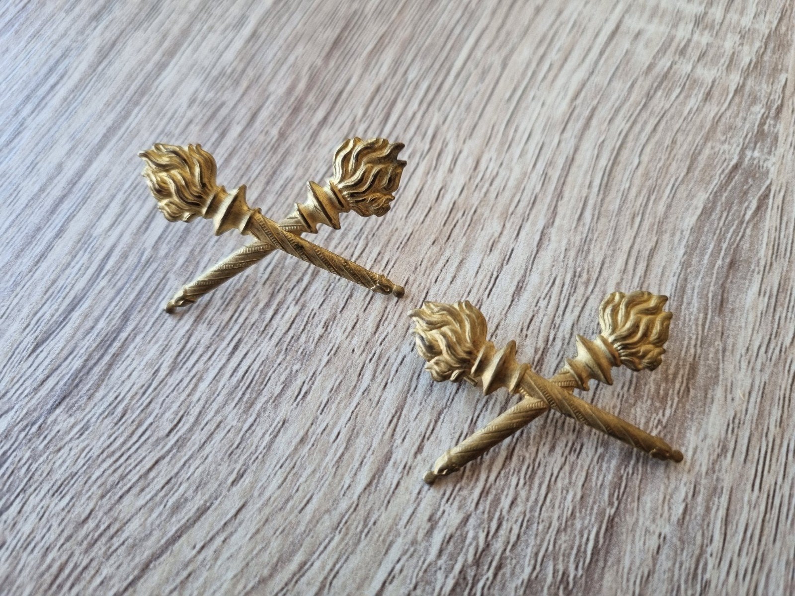 ABBL WOI Set Kentekens Projecteurs, Enlèvement ou Envoi, Armée de terre, Emblème ou Badge