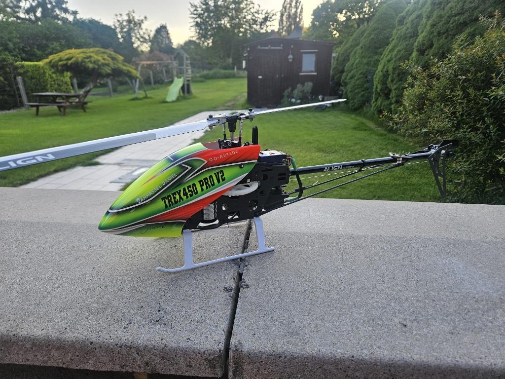 T-REX 450 PRO V2 complet., Enlèvement, Comme neuf, Électro, Hélicoptère