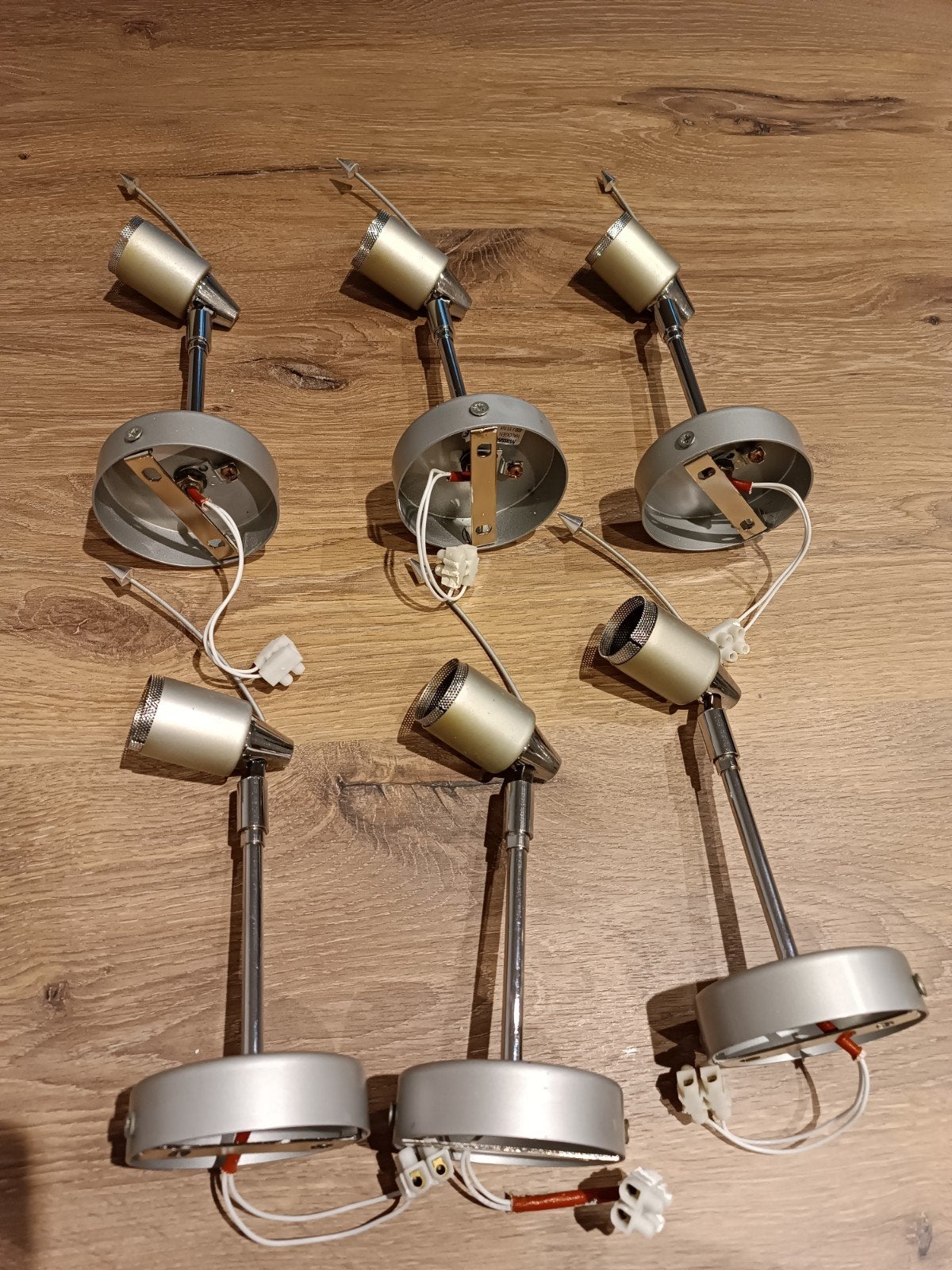 spot individuel, Huis en Inrichting, Lampen | Plafondlampen, Ophalen, Gebruikt, Plafondspot, Grijs