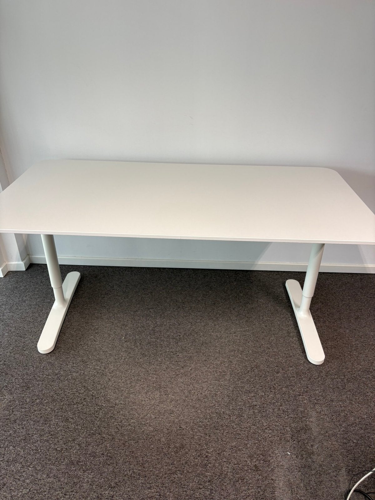 Bekant bureau 160x80, Huis en Inrichting, Ophalen, In hoogte verstelbaar, Zo goed als nieuw