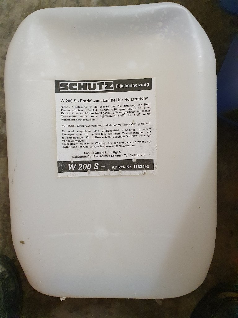 Schütz - plancher chauffant - additif chape - W 200 S - 10 K, Enlèvement, Neuf