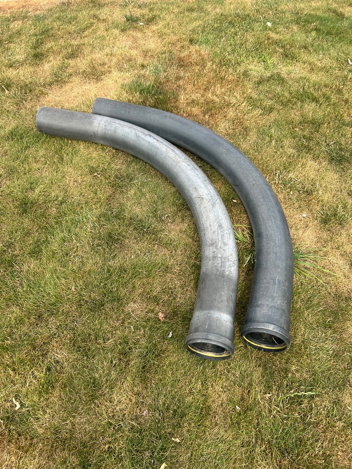 PVC Straalbocht Ø125, Ophalen, Zo goed als nieuw, PVC