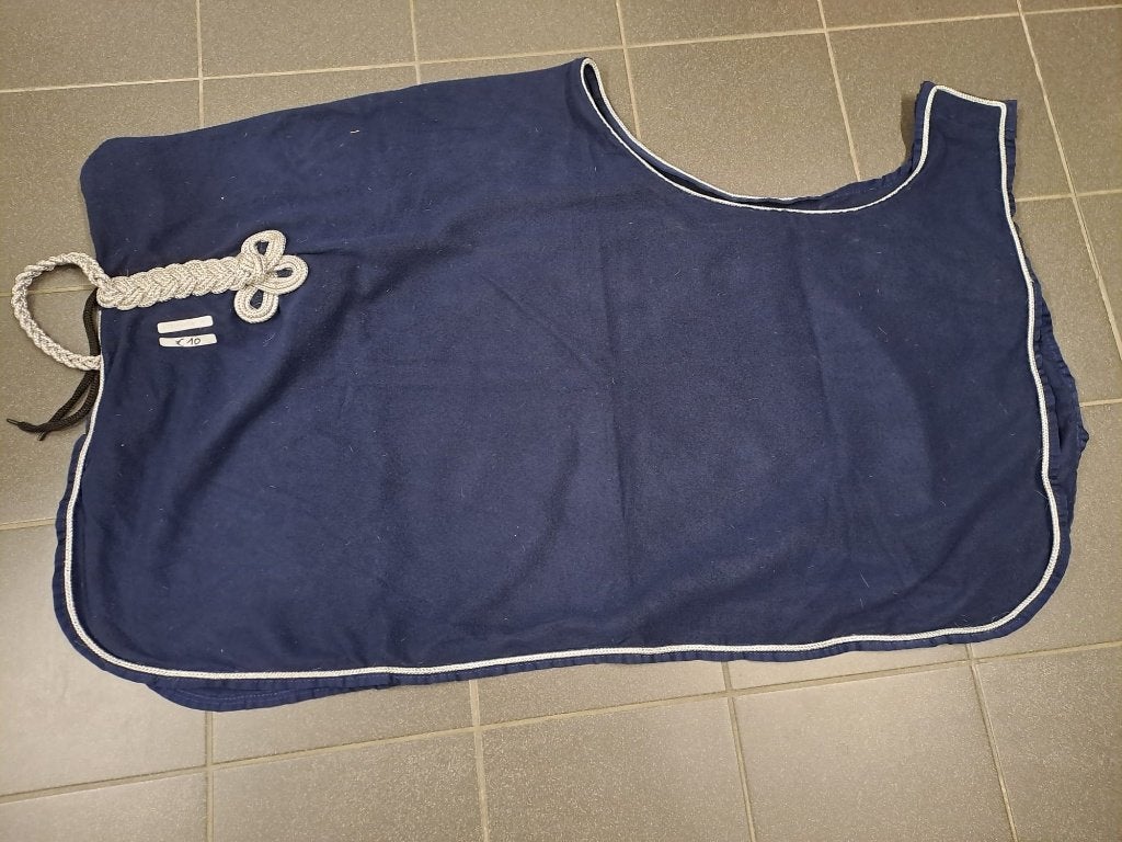 Uitrijdeken maat M donkerblauw, Dieren en Toebehoren, Ophalen, Gebruikt, Overige merken, Cob (M)