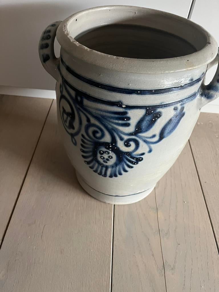 Antieke westerwald steengoed pot, Antiek en Kunst, Antiek | Keramiek en Aardewerk, Ophalen