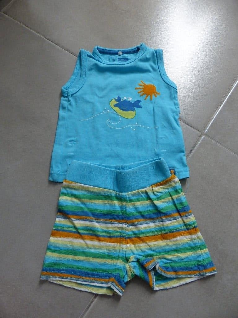 Name it zomersetje - maat 50/56, Kinderen en Baby's, Babykleding | Maat 50, Name-It, Ophalen of Verzenden, Zo goed als nieuw, Setje