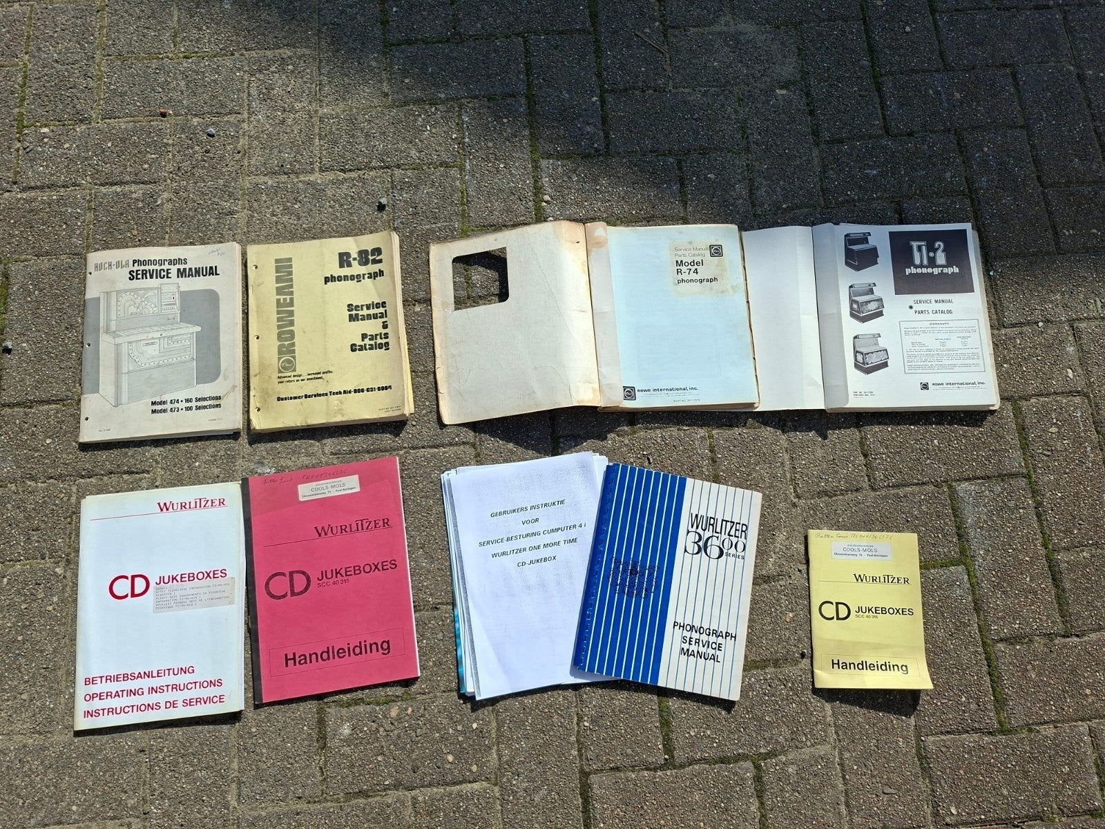 Jukebox service manuals rock ola rowe ami wurlitzer, Verzamelen, Ophalen of Verzenden, Gebruikt, Wurlitzer