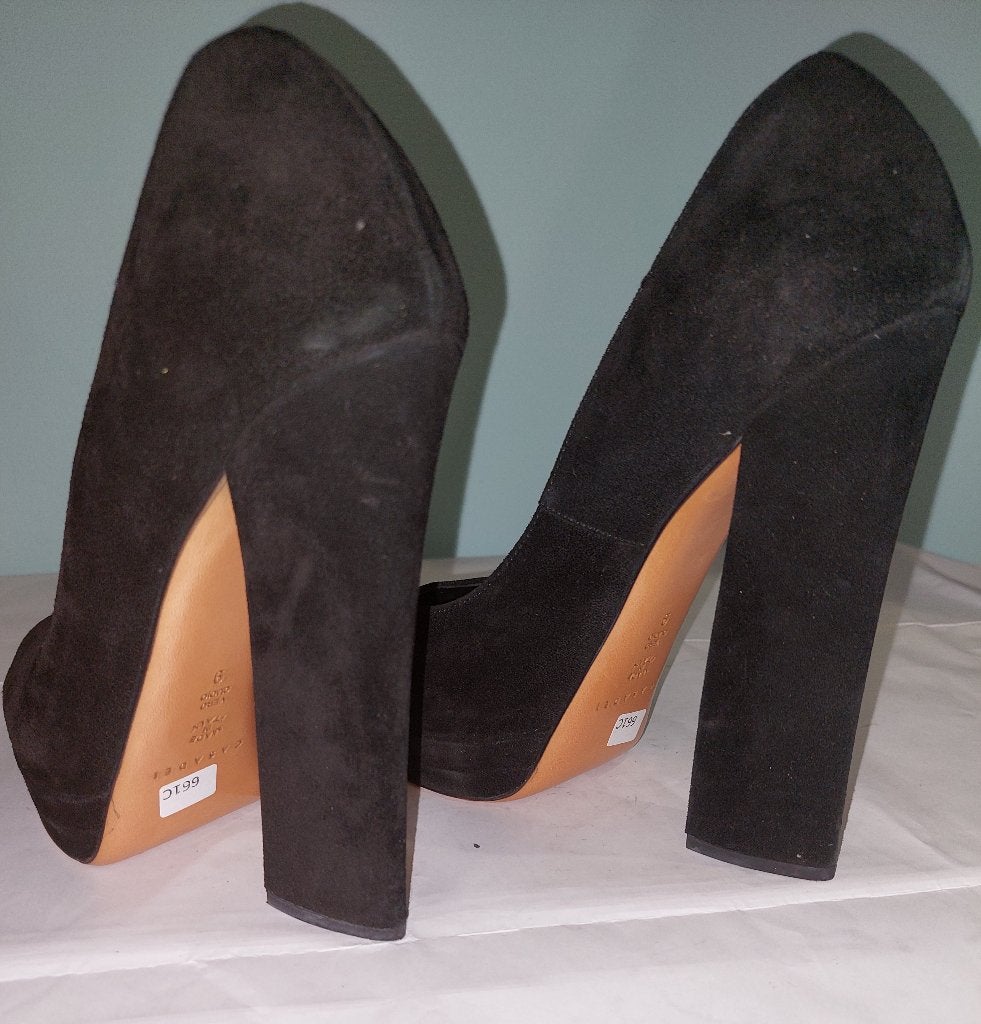 661C* Casadei - sexy zwarte luxe volledig leren pumps (39), Kleding | Dames, Schoenen, Gedragen, Pumps, Zwart, Verzenden