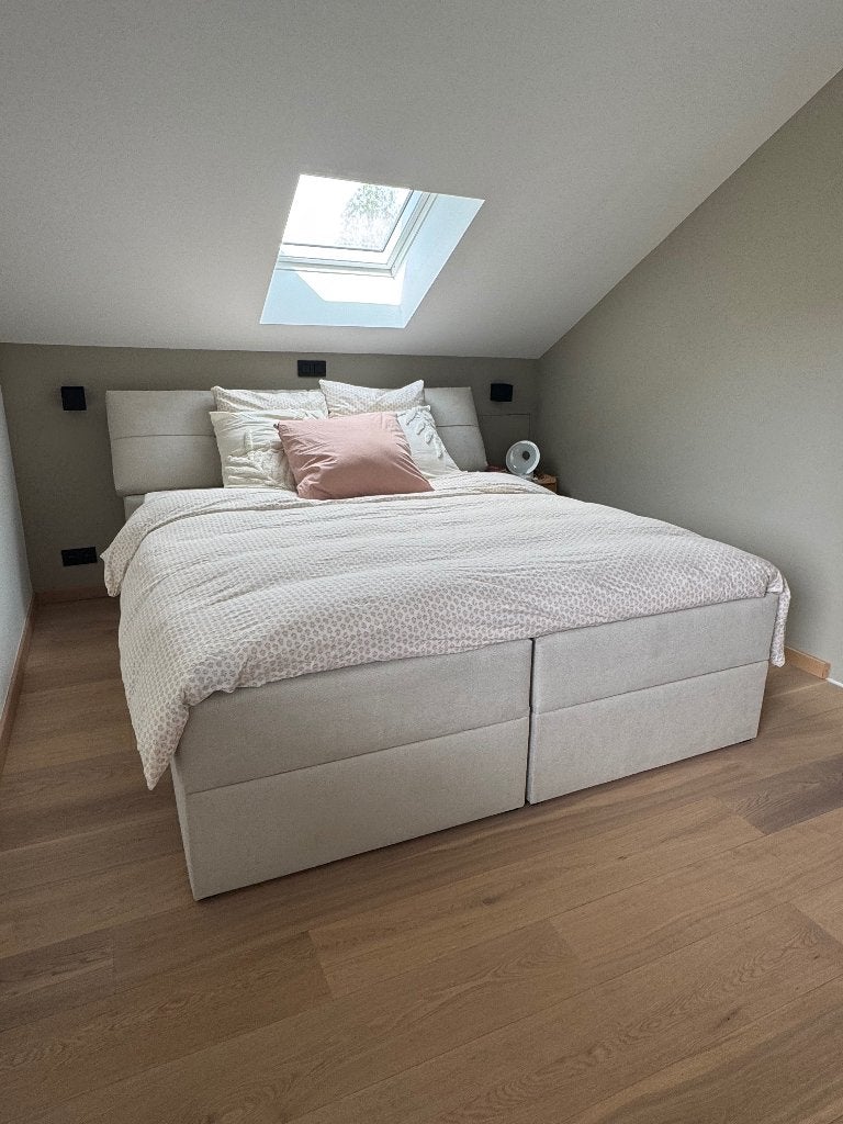 Lit boxspring Redmond 6 – 180  200 cm – Excellent état, Ophalen, Tweepersoons, Zo goed als nieuw, 180 cm