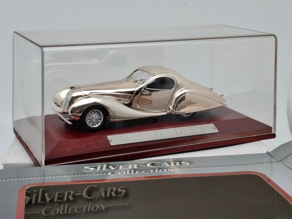 Talbot Lago T150 SS - Atlas Silver-Cars Collection 1/43, Envoi, Comme neuf, Voiture