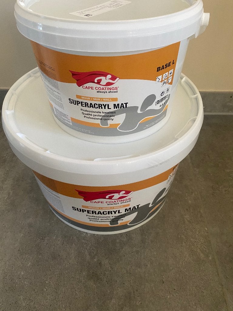 Muur verf groen, Bricolage & Construction, Comme neuf, 10 à 15 litres, Peinture, Vert