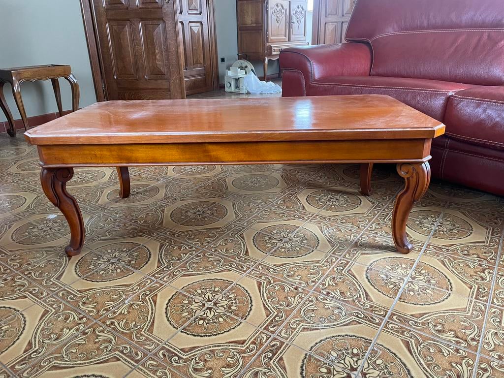Table basse en chêne, 100 à 150 cm, Comme neuf, Enlèvement, 50 à 100 cm