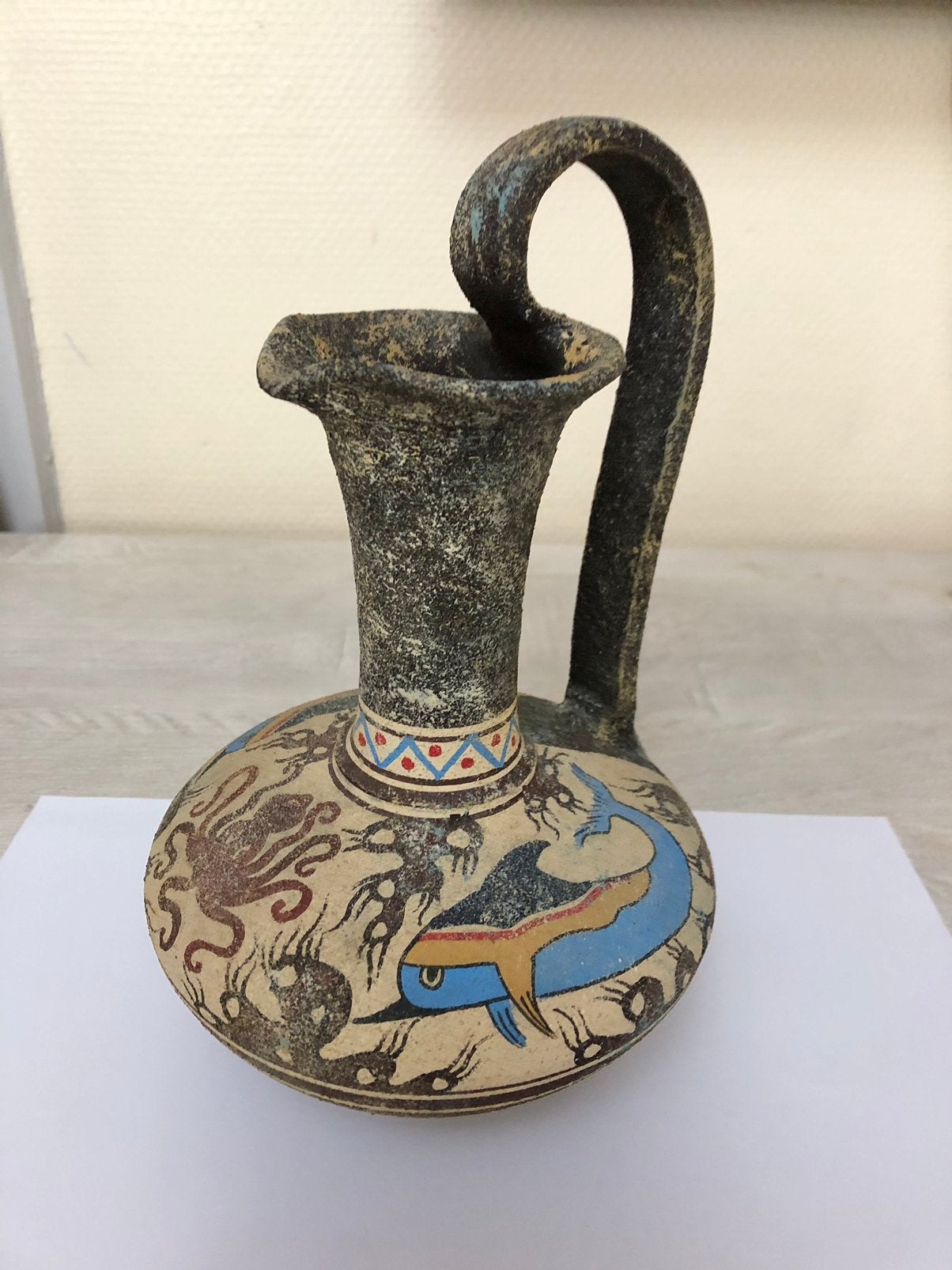 Replique d'une carafe grecques antique, copie musée, Antiquités & Art, Antiquités | Vases, Enlèvement ou Envoi