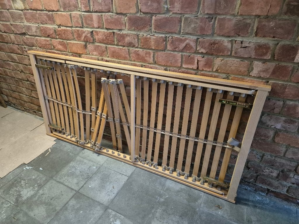 Lattenbodem voor eenpersoonsbed (90x200) - GRATIS, Huis en Inrichting, Slaapkamer | Matrassen en Bedbodems, Ophalen, Gebruikt