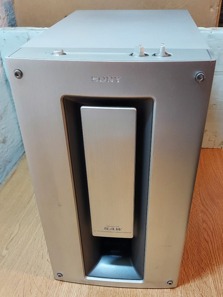 HC Sony Subwoofer SA-WMS7, Audio, Tv en Foto, Gebruikt, Ophalen of Verzenden, Sony, Geschikt voor surround/home cinema