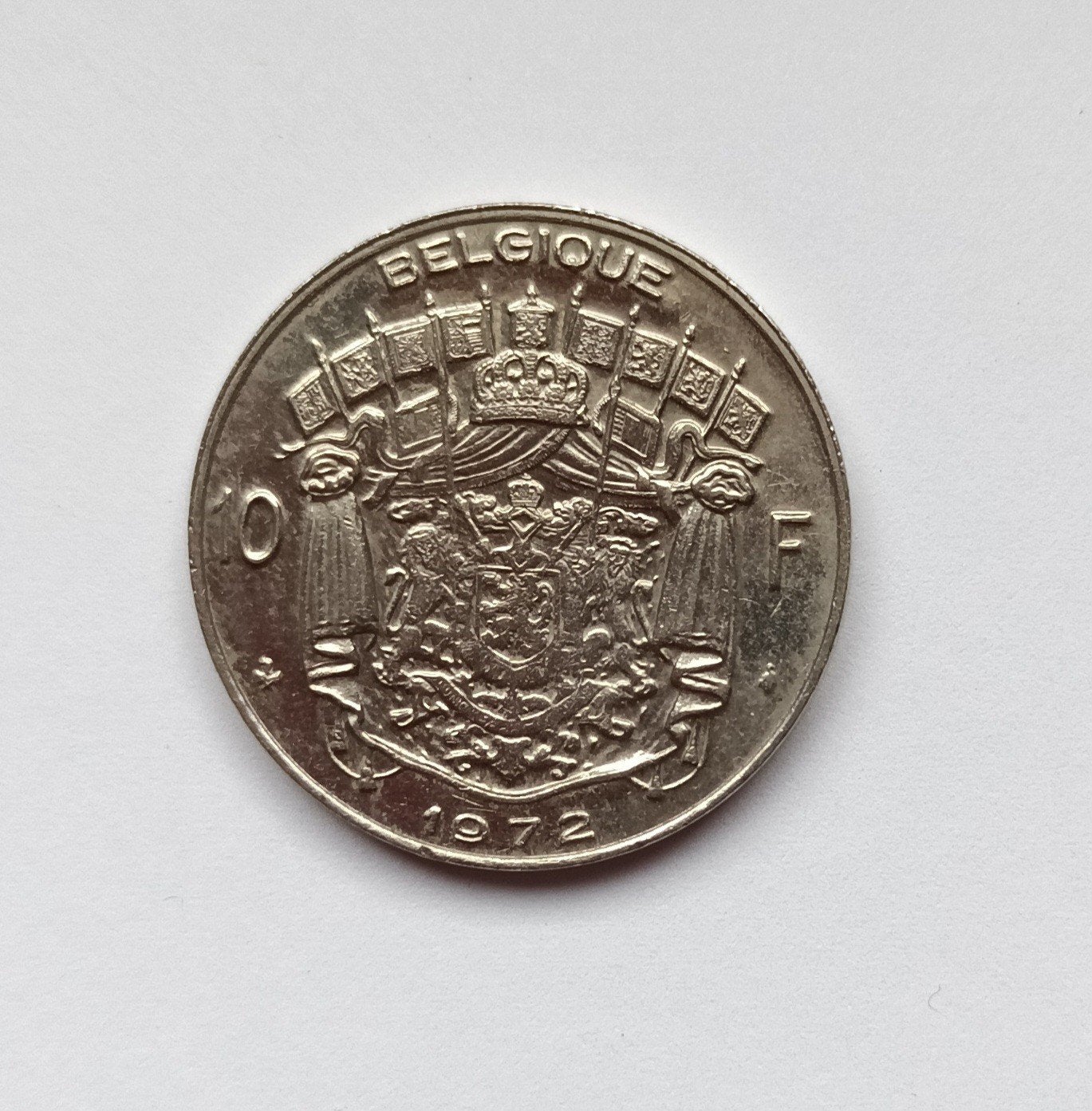 Pièce 10 F Belgique 1972, Enlèvement ou Envoi, Monnaie