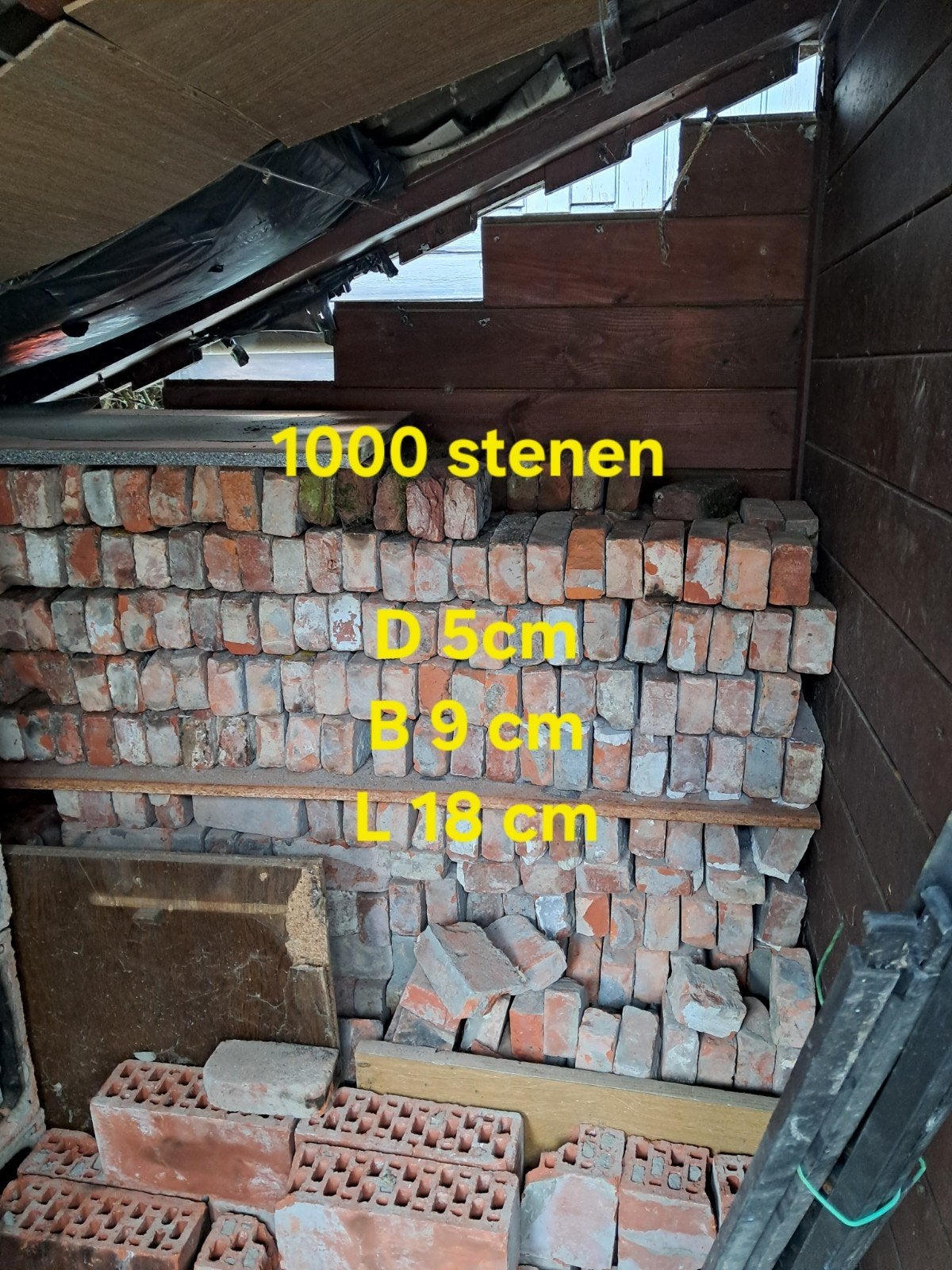 Lot stenen..facade, Ophalen