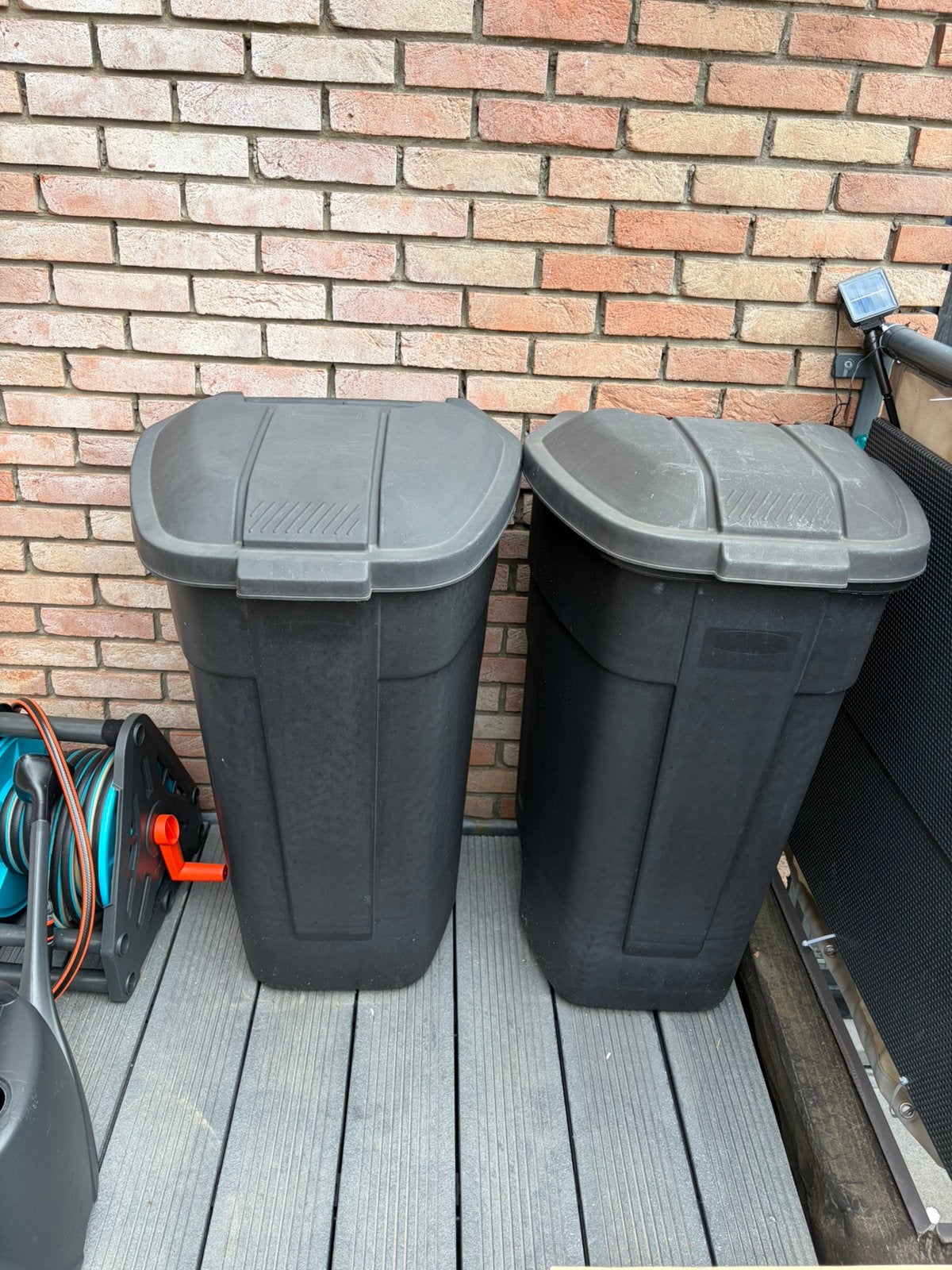 Afvalcontainers, 40 liter of meer, Ophalen, Zo goed als nieuw, Kunststof