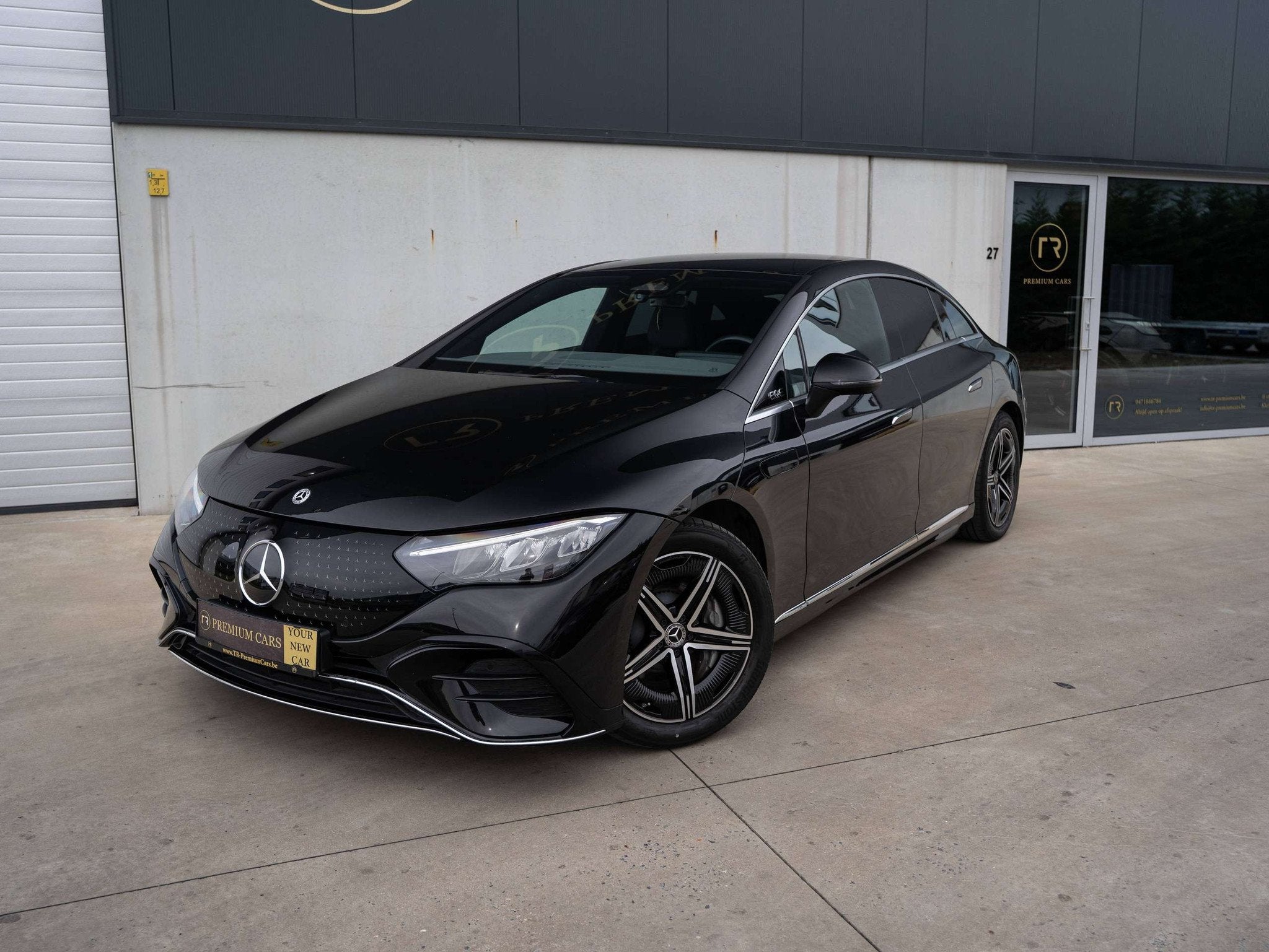 Mercedes-Benz EQE 350 AMG Line l Carplay l Memory l Keyless, Auto's, Automaat, Zwart, Leder, EQE